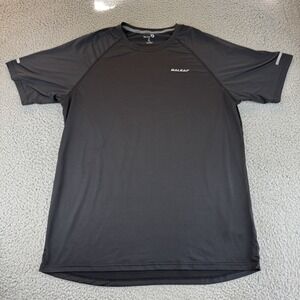 Baleaf Me's Sustainable‎ Line Quick Dry Short Sleeve T-Shirt Black XLT Running